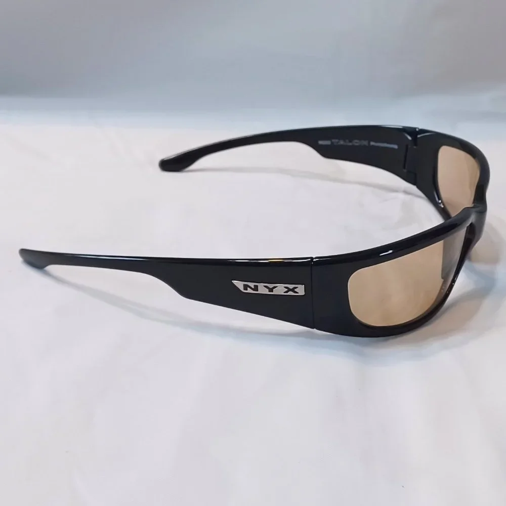 NYX Talon Photochromic Black Frame Golf Sunglasses